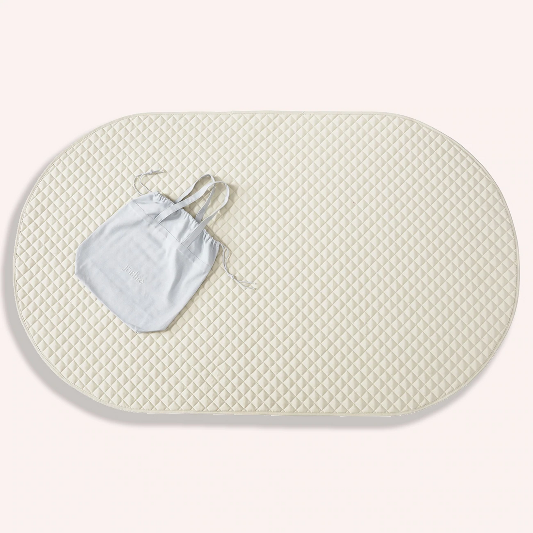 Oval Play Mat - Linen