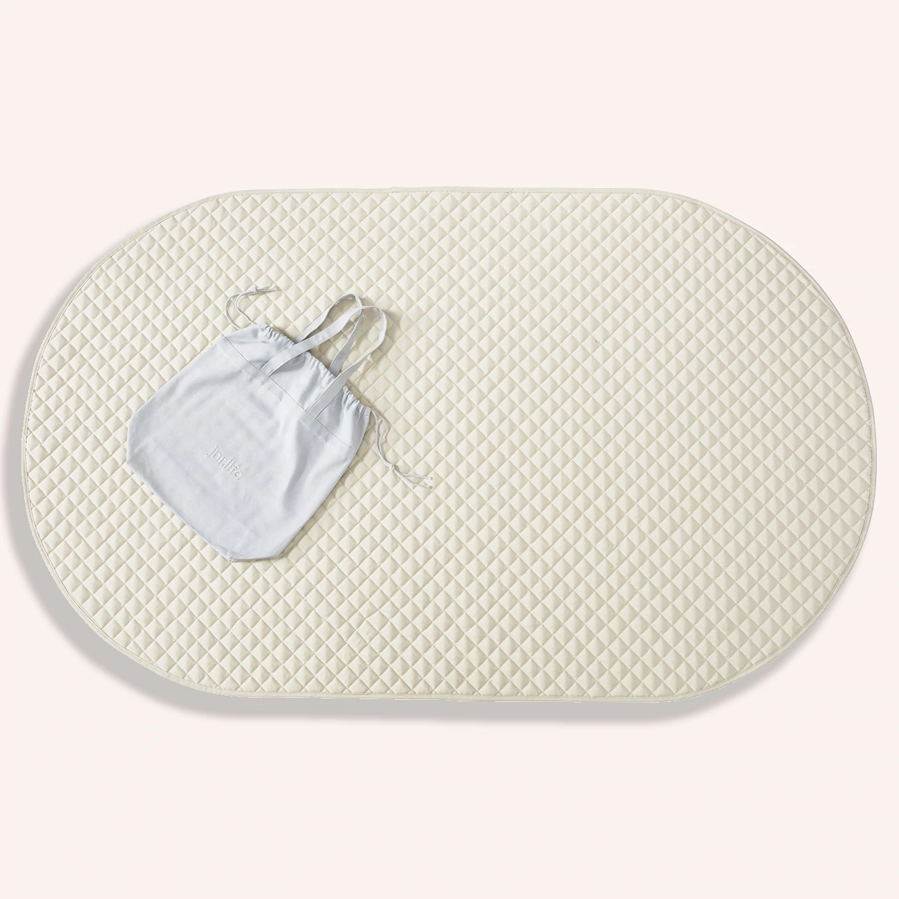 Oval Play Mat - Linen