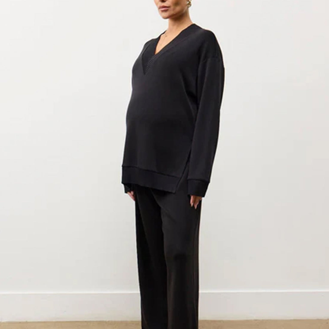 Lucia Lounge Top - Black