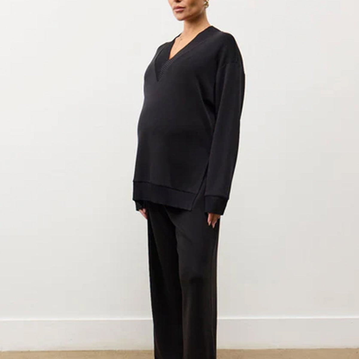 Lucia Lounge Top - Black