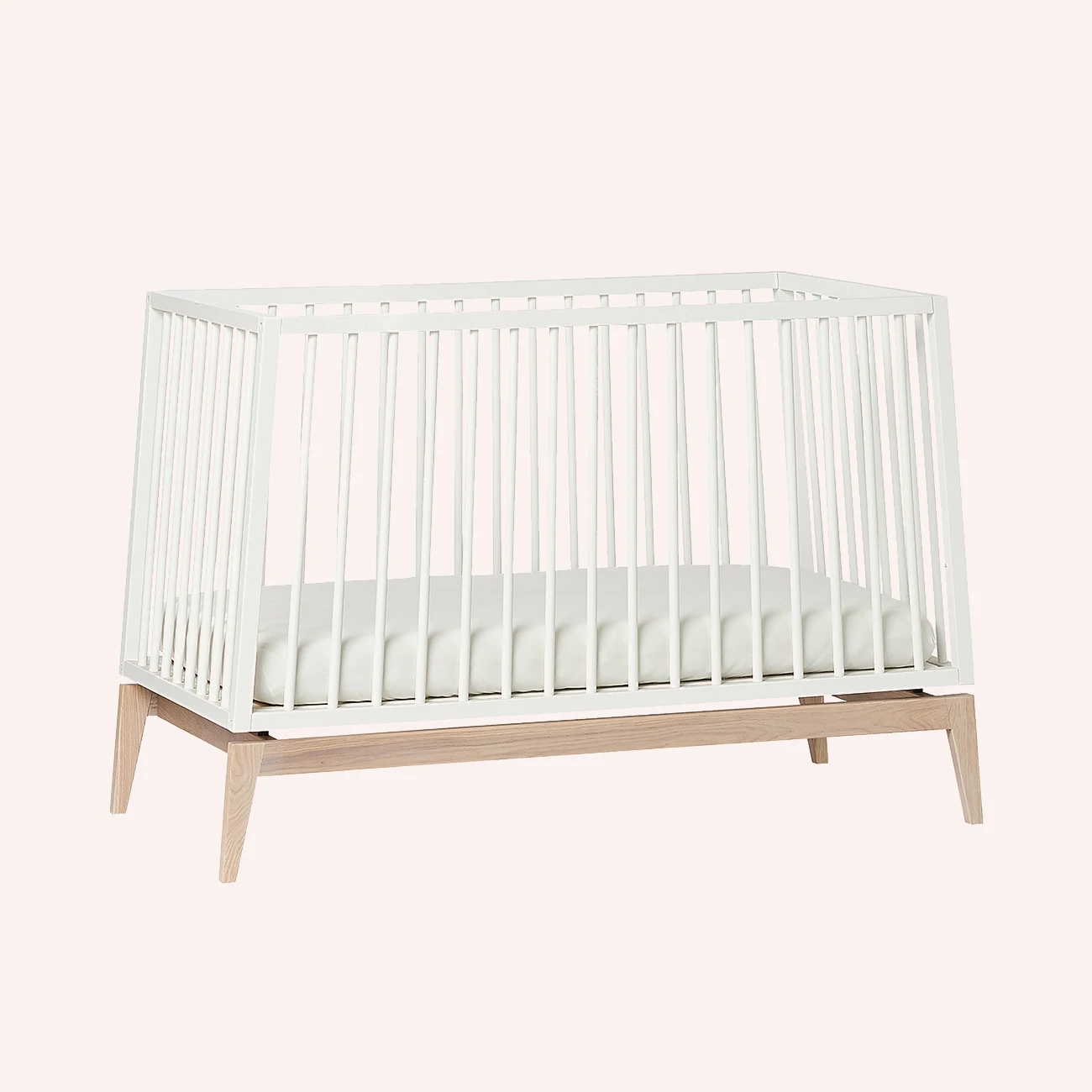 Luna Baby Cot - White 140cm