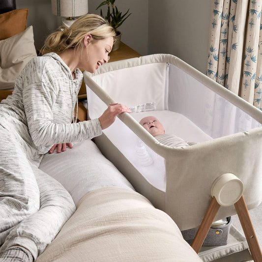 Bedside Crib Lua - Beige