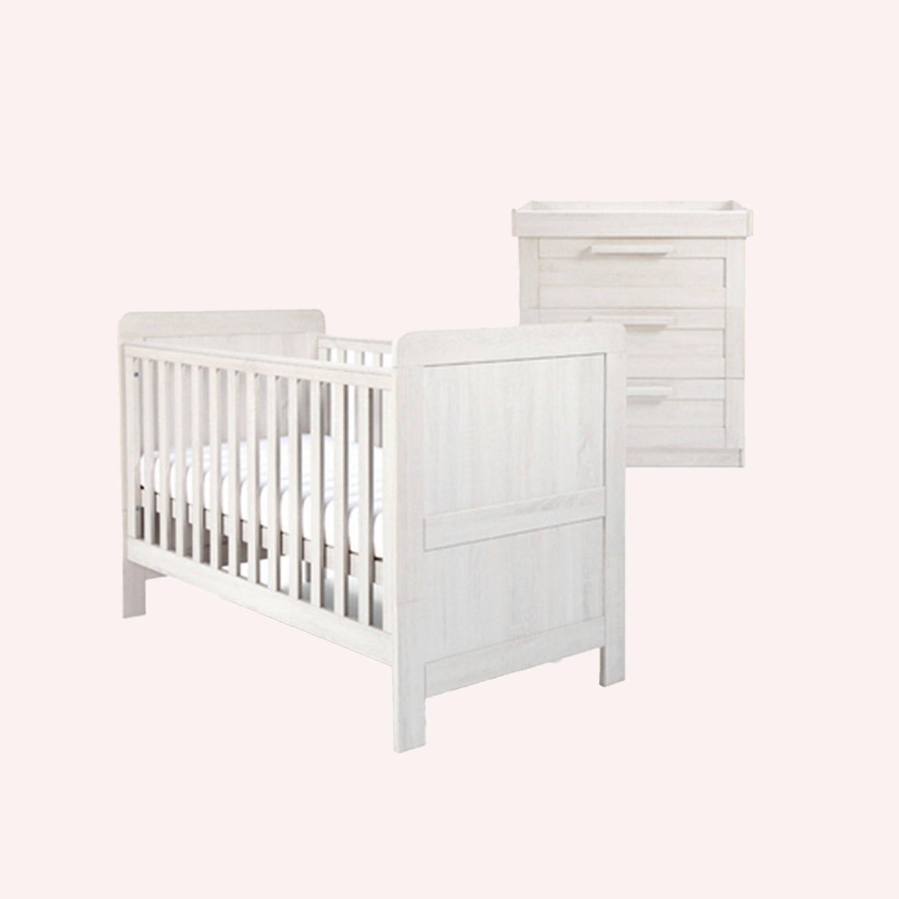 Atlas Cot Bed - White