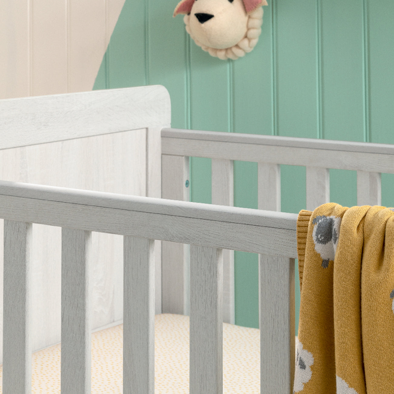 Mamas and papas atlas cot bed white on sale