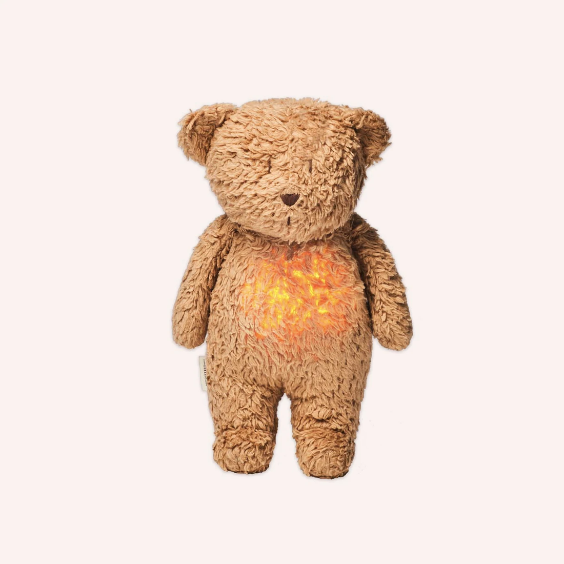 Organic Humming Bear With Lamp - Cappuccino