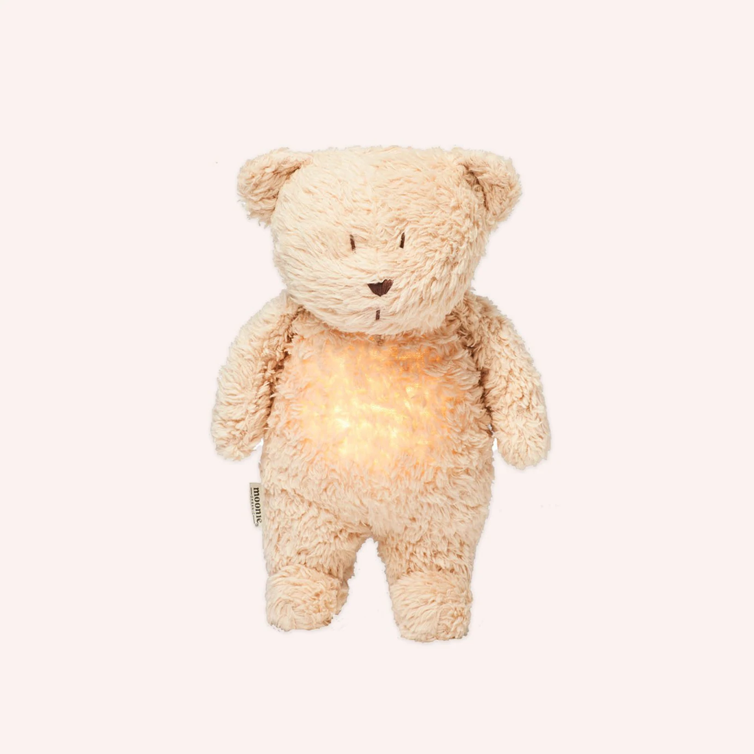 Organic Humming Bear With Lamp - Sand