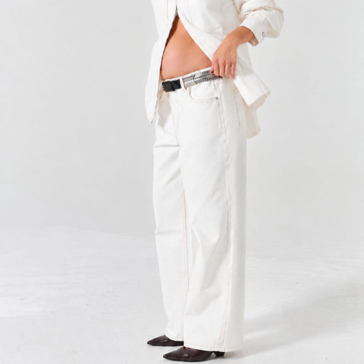 Xander Denim Jean - White