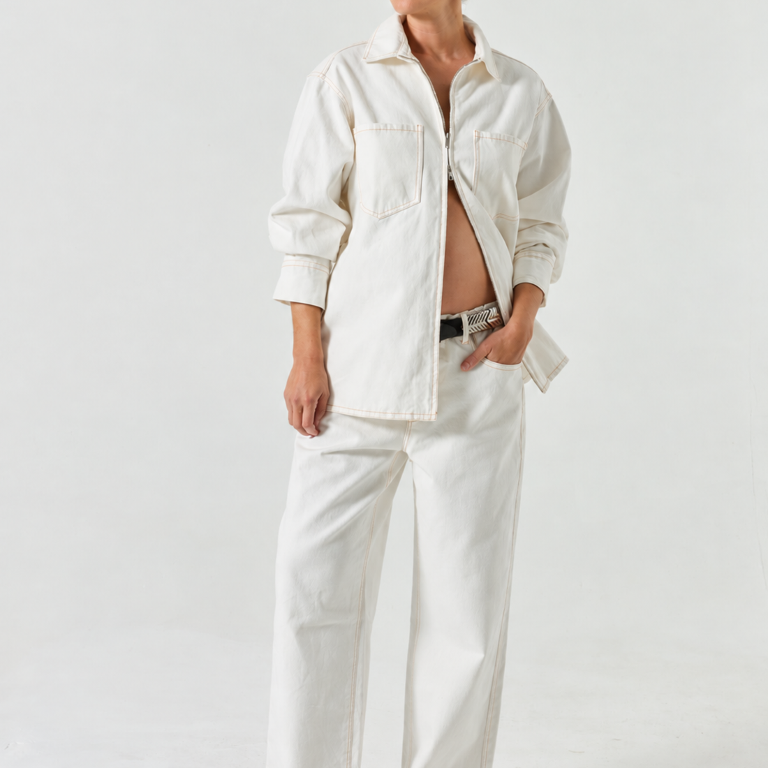 Xander Denim Jean - White