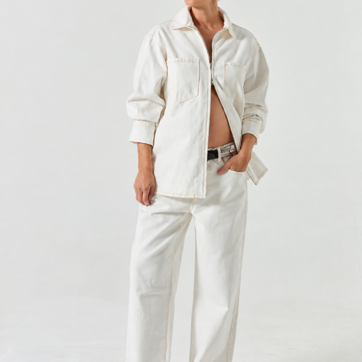 Xander Denim Jean - White