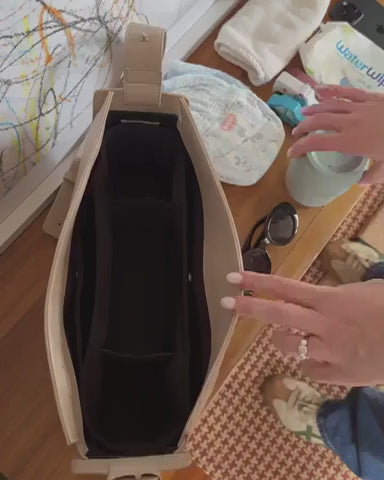 Pram Bag - Saddle Tan