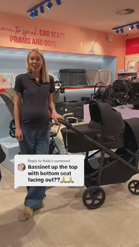 Babybee Juno Bassinet and Seat Pram