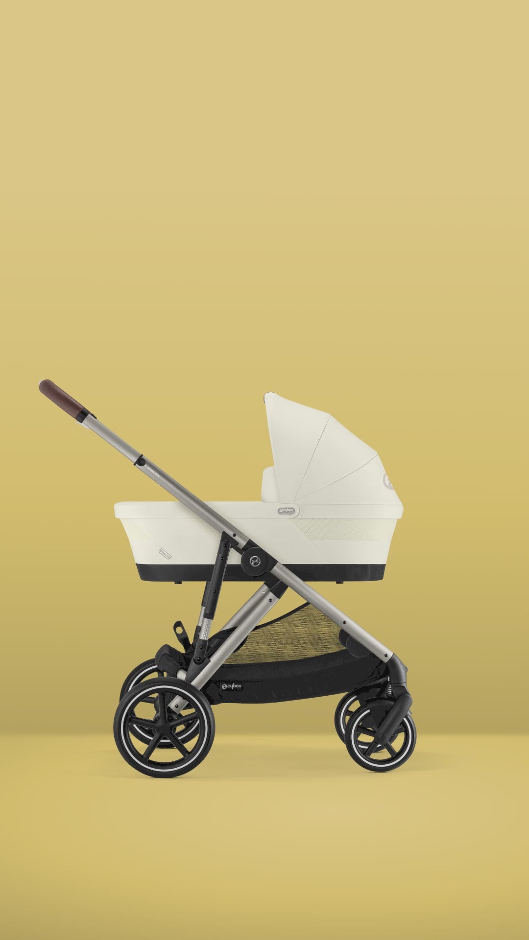 Cybex Gazelle S Bassinet and Seat Pram - Lava Grey