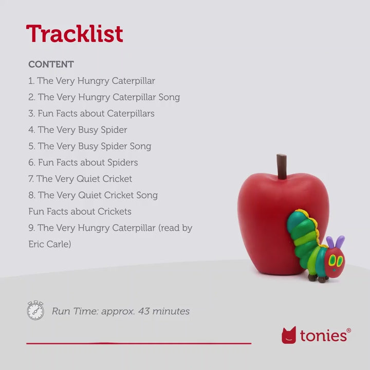 Tonie Audio Character - Eric Carle - The Very Hungry Caterpillar