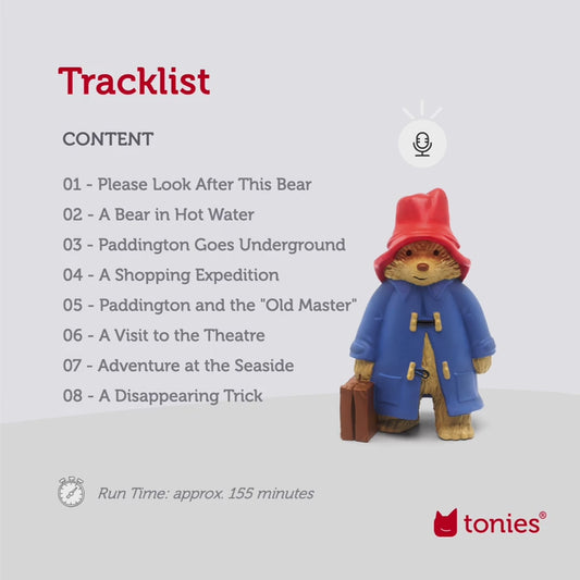Tonie Audio Character - Paddington Bear - A Bear Called Paddington