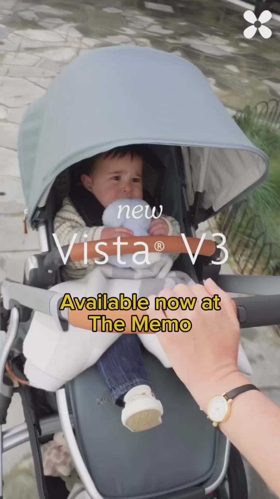 UPPAbaby VISTA V3 Bassinet and Seat Pram - Oat Melange (Liam)