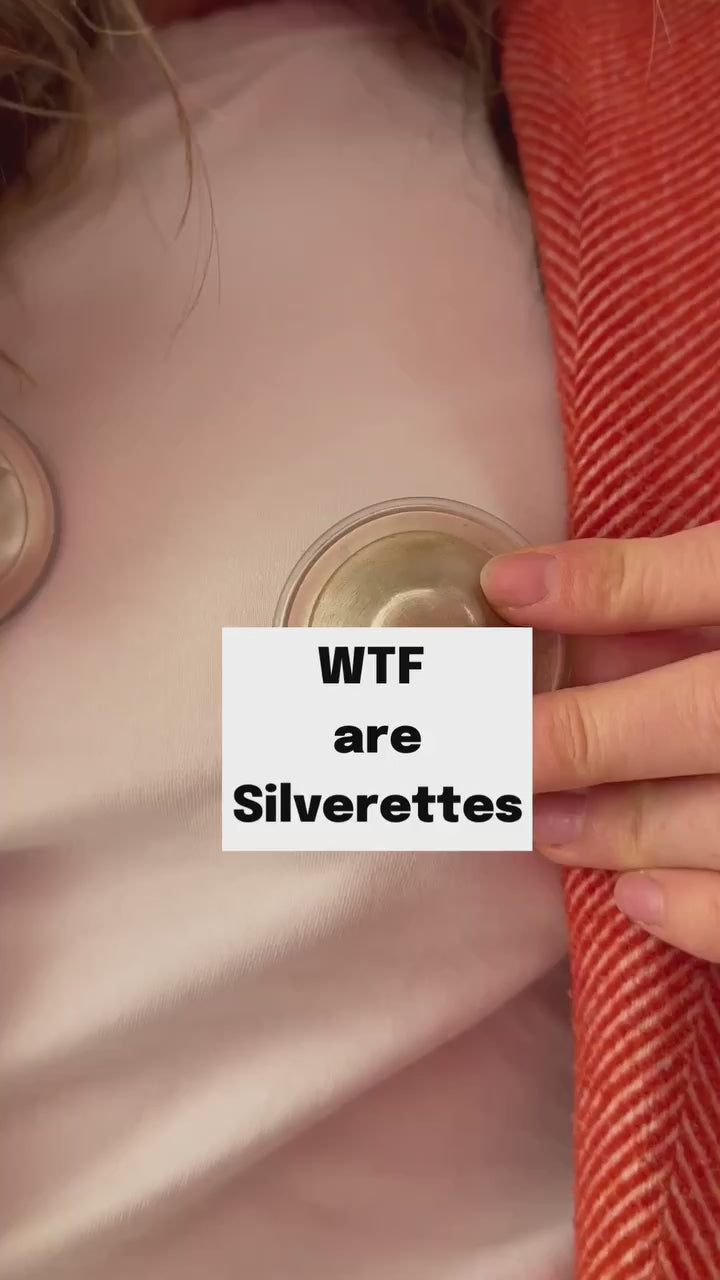 SILVERETTE The Original Silver Nursing Cups, Silverettes Metal Healing Nipple  Covers for Breastfeeding, Nursing Shield, 925 Silver Nipple Cover Guards,  Soothe and Protect Sore Nipples -Made in Italy : : Baby