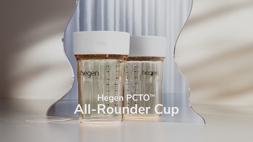 Hegen PCTO All Rounder Cup PPSU 240ml - White