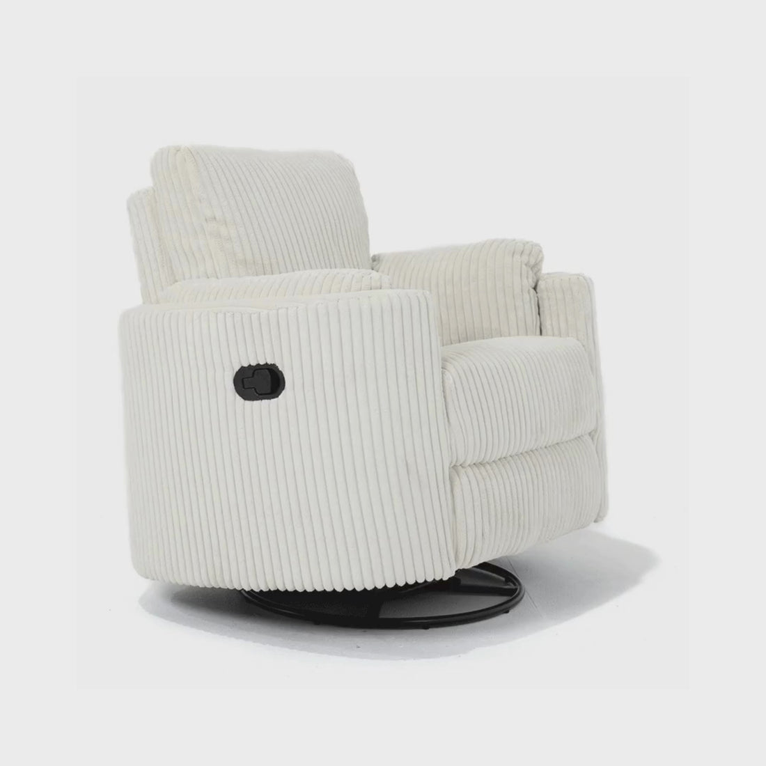 Fluff Mumma Glider Recliner Arm Chair - Off-White