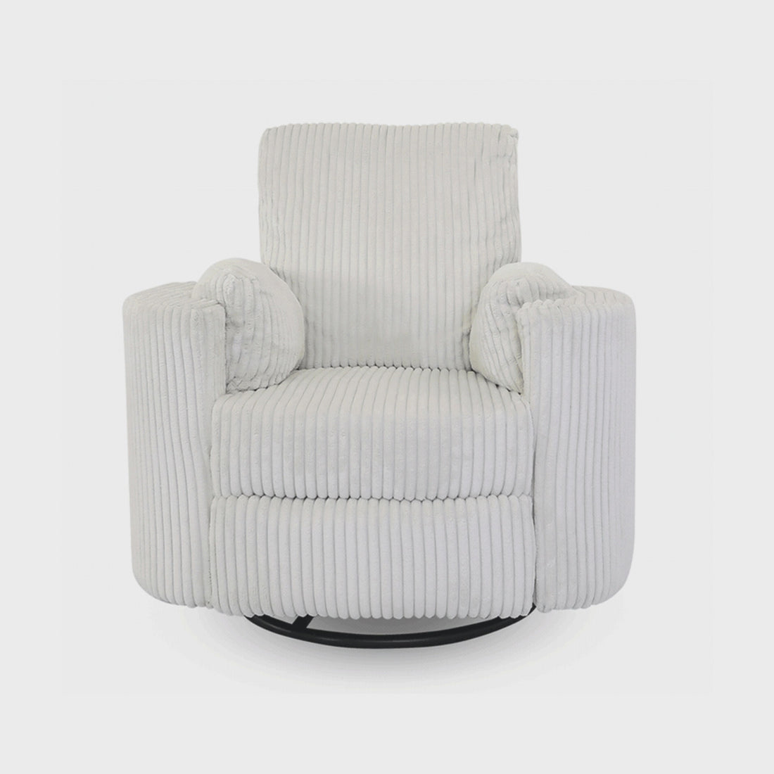 Fluff Mumma Glider Recliner Arm Chair - Off-White