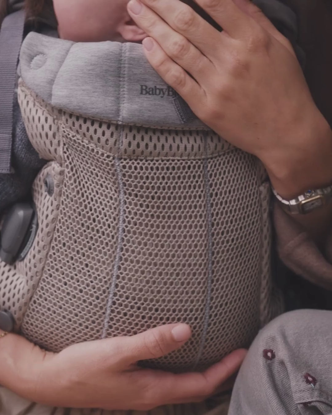 Baby Carrier Harmony - Grey Beige 3D Mesh