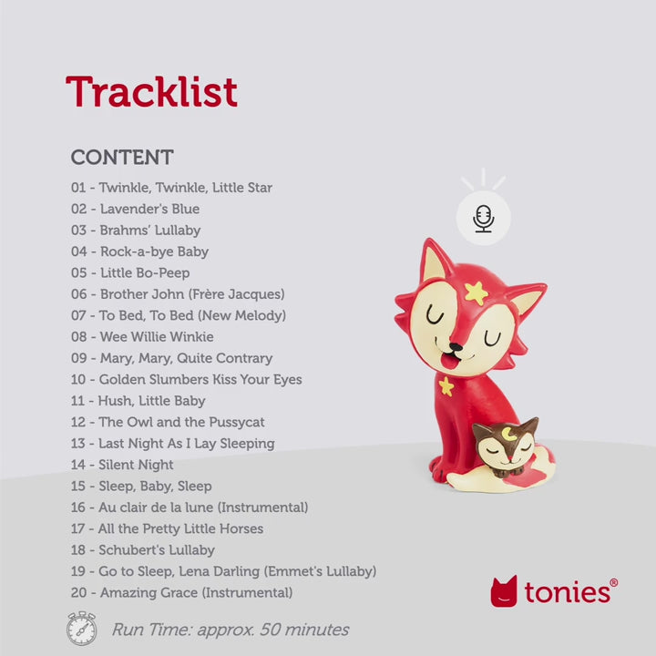 Tonie Audio Character - Favourite Children's Songs - Bedtime & Lullabies