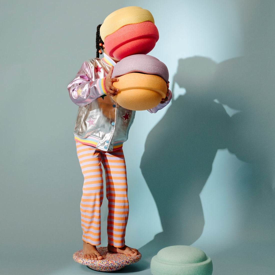 Stapelstein Balance Stepping Stones (Set of 7) - Rainbow Pastel