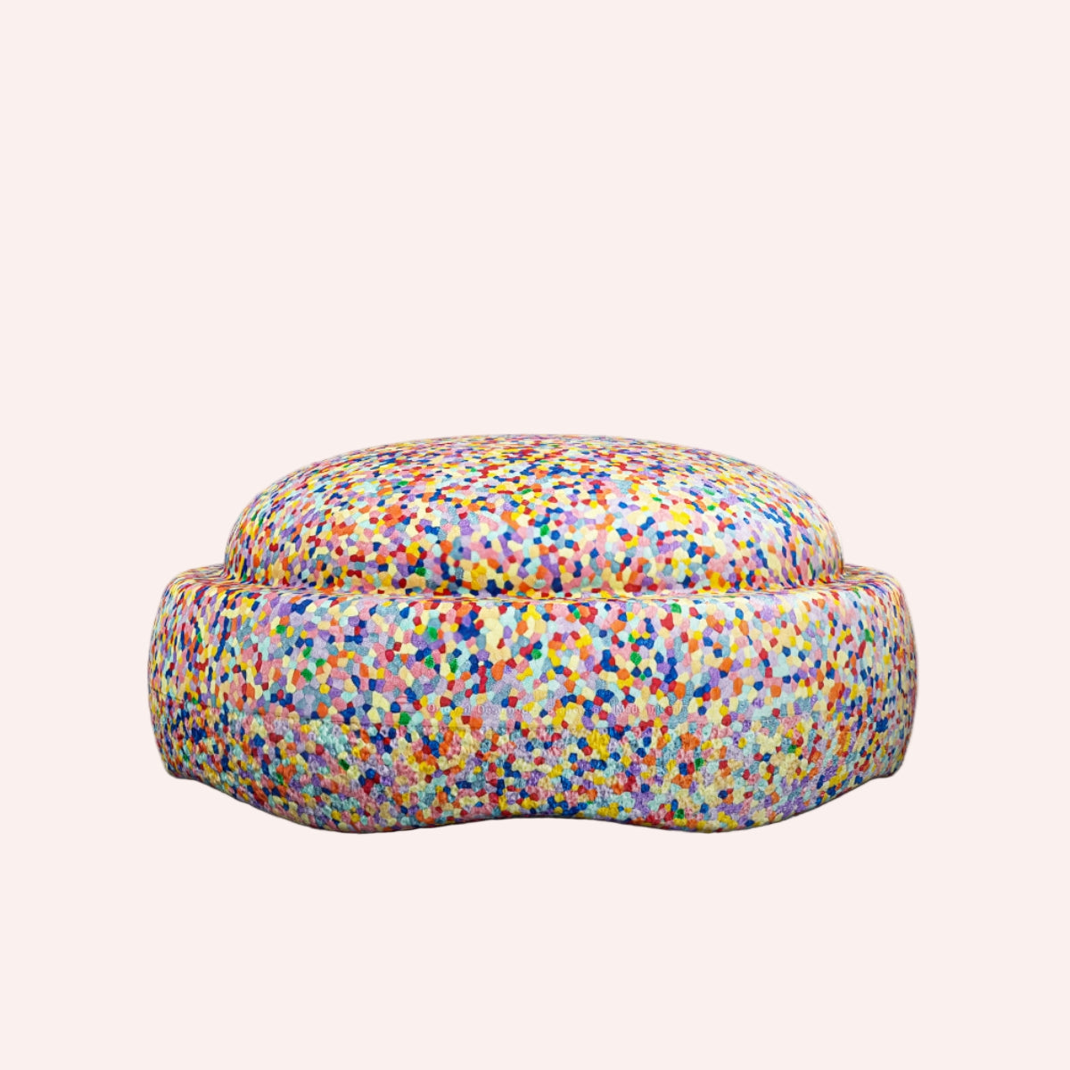 Single Stapelstein Original Balancing Stepping Stone in a special multicoloured design from Australia