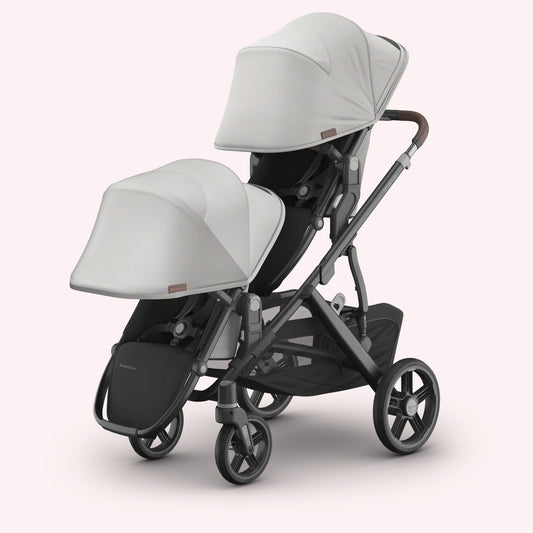UPPAbaby VISTA V3 RumbleSeat - Pearl Grey Jacquard (Savannah)