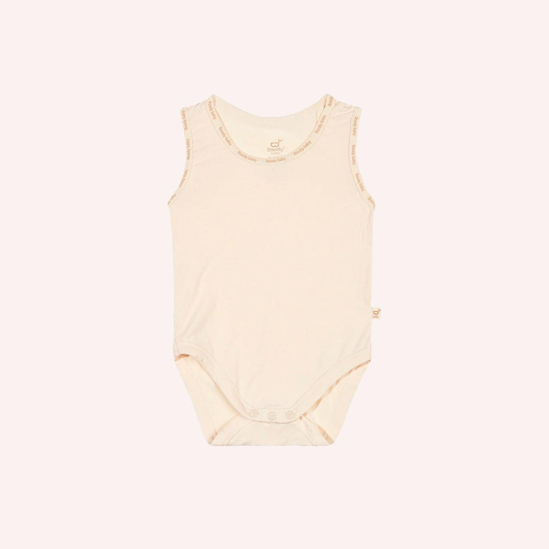 Baby Sleevless Body Suit - Chalk