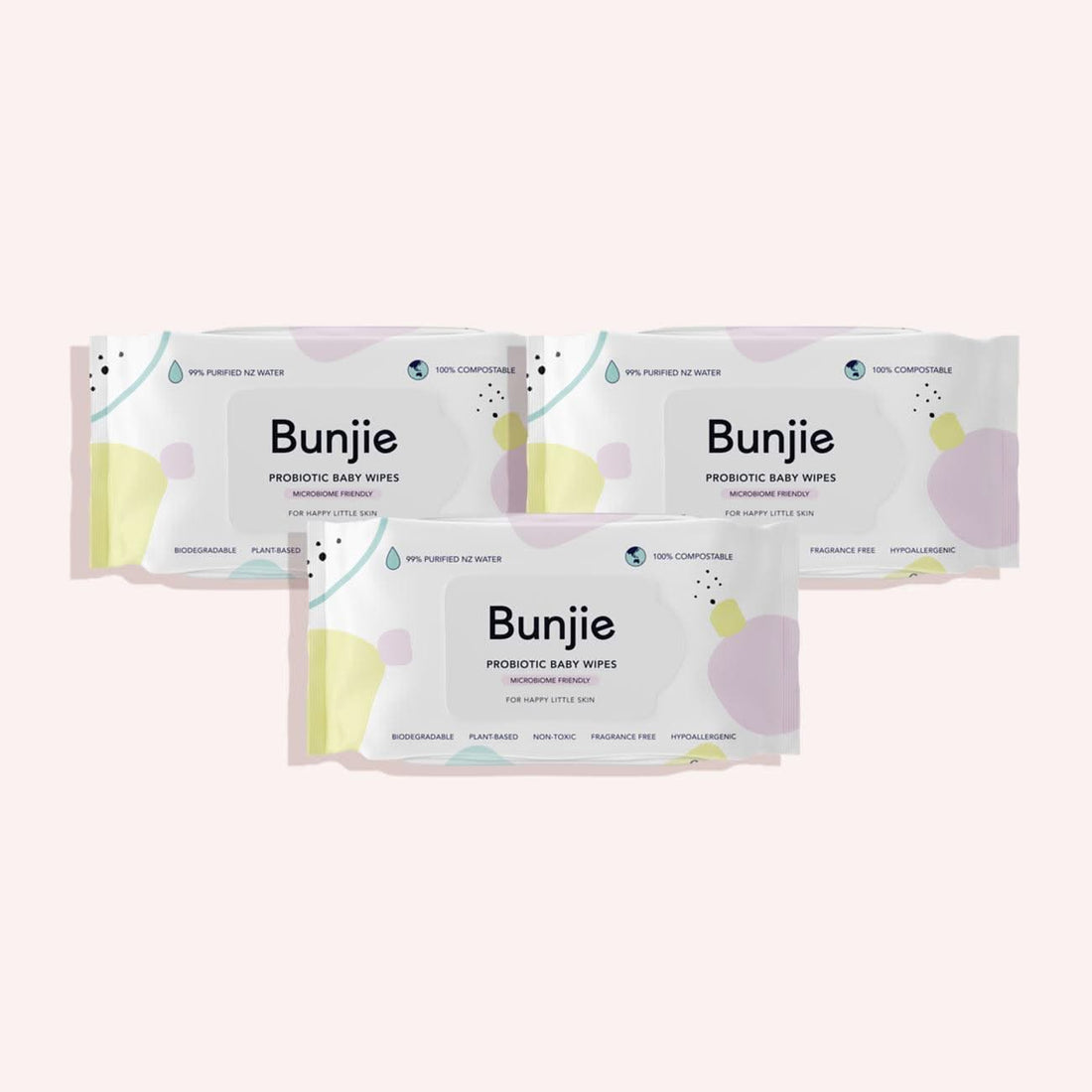 Probiotic Wipes Multi Three Pack by Bunjie the memo – The Memo
