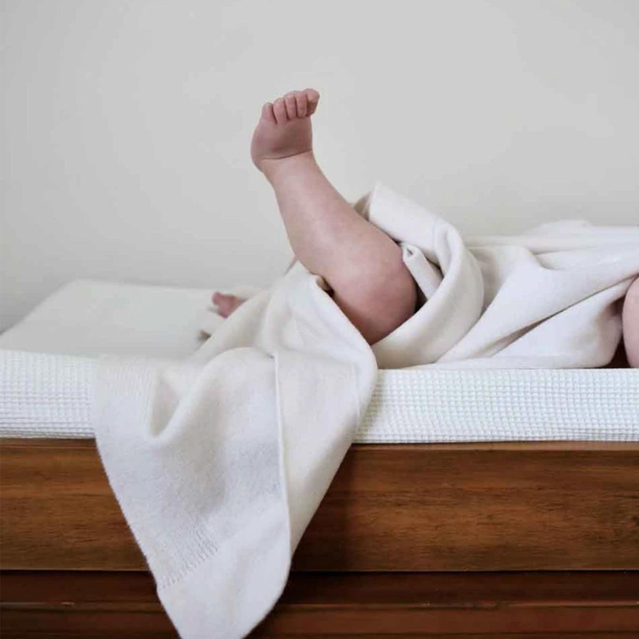 Cashmere Baby Blanket - Crema
