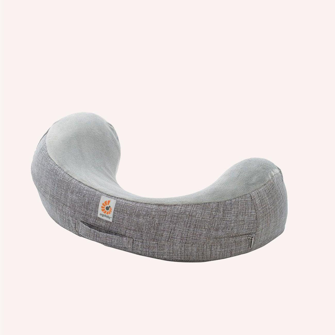 Natural Curve Nursing Pillow - Heathered Grey