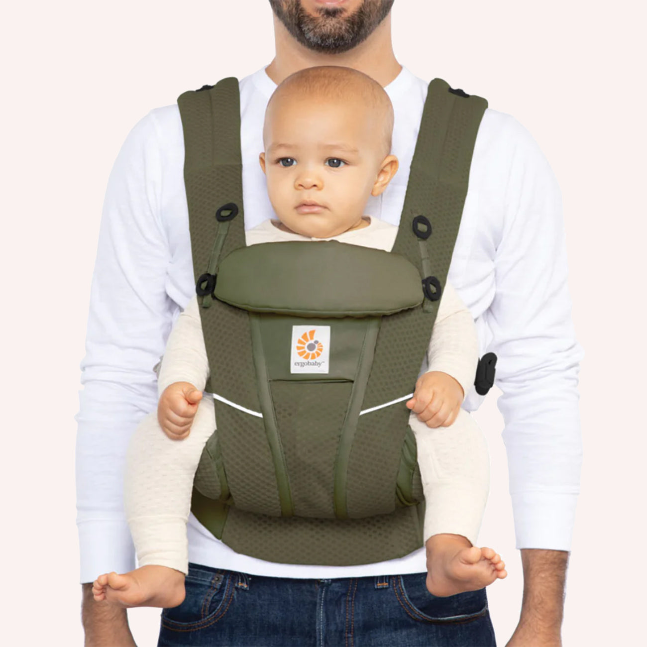 Omni Breeze Baby Carrier - Olive Green