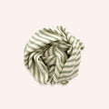 Muslin Wrap - Sage Stripe