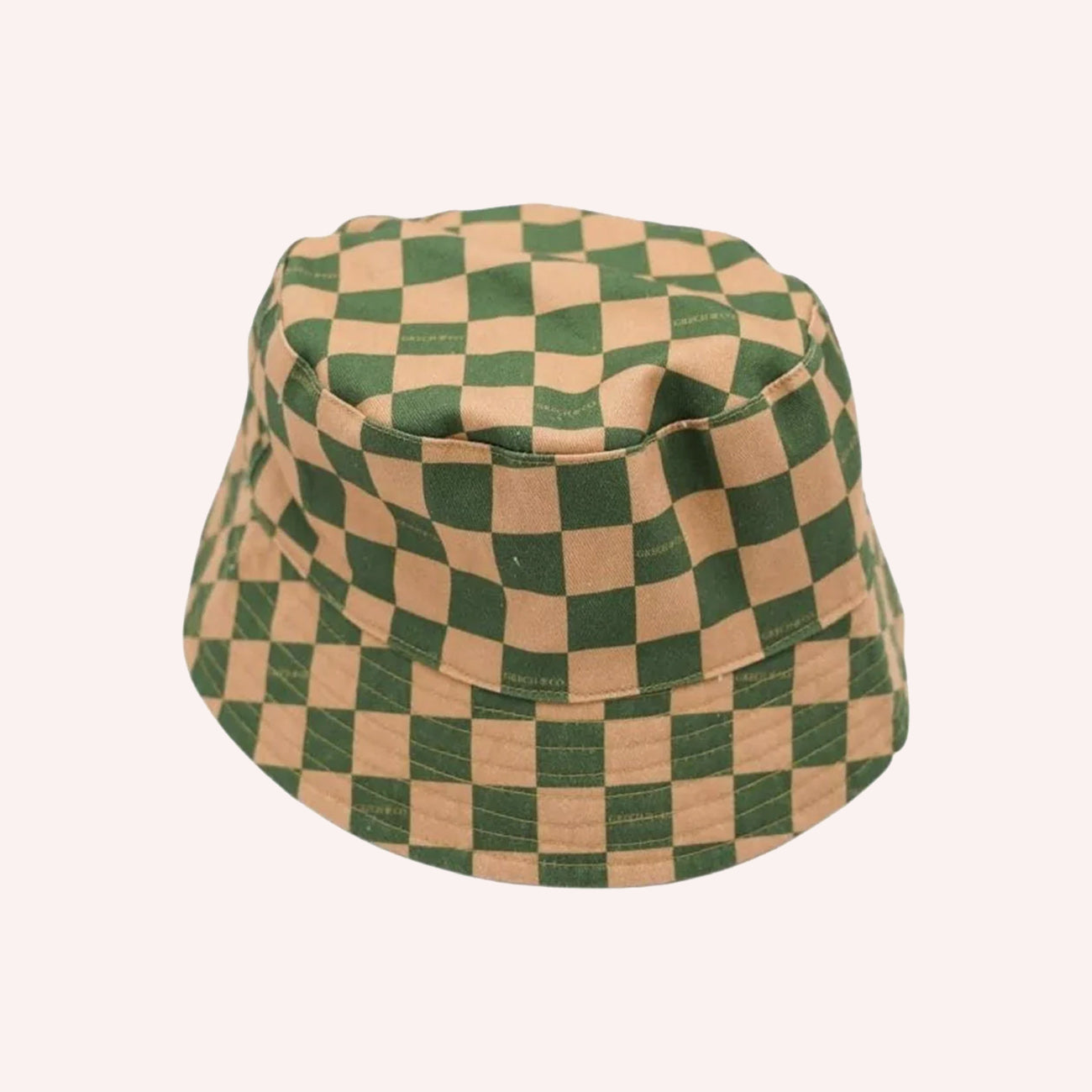 Reversible Bucket Hat - Checks Sunset/Orchard