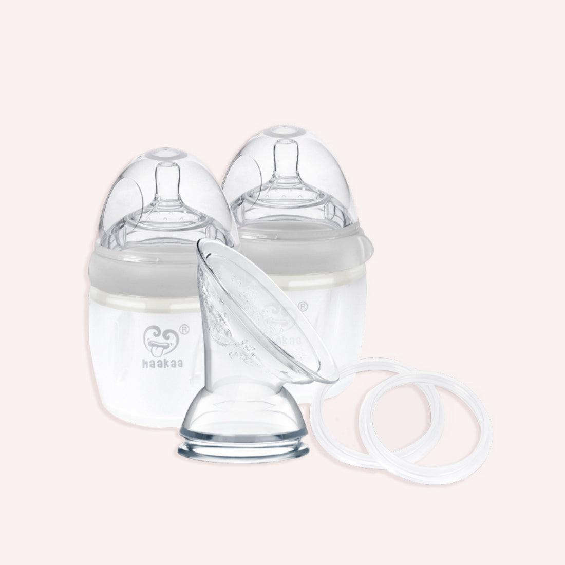 Generation 3 Silicone Pump and Bottle Pack - Grey