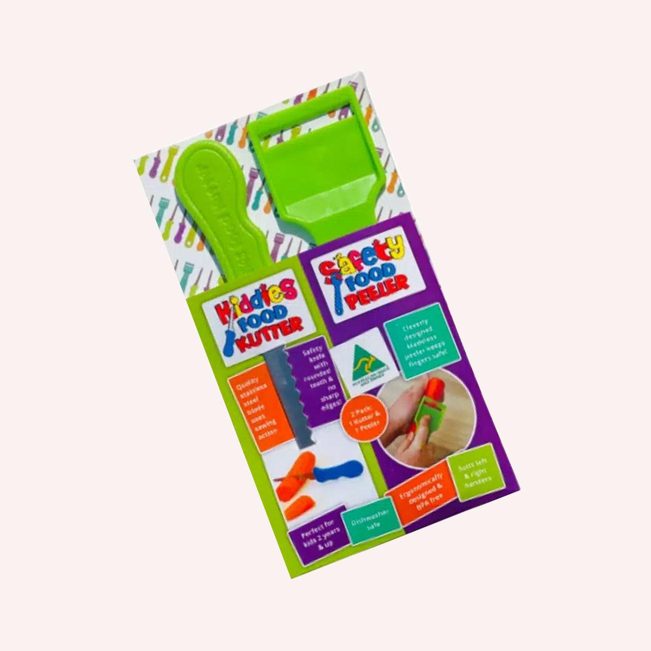 Twin Pack Original Kiddies Food Kutter - Green