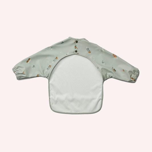 Merle Cape Bib - Vehicles/Dove Blue Mix