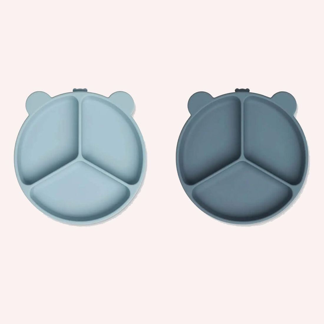 Stacy Divider Suction Plate 2-pack - Blue Mix