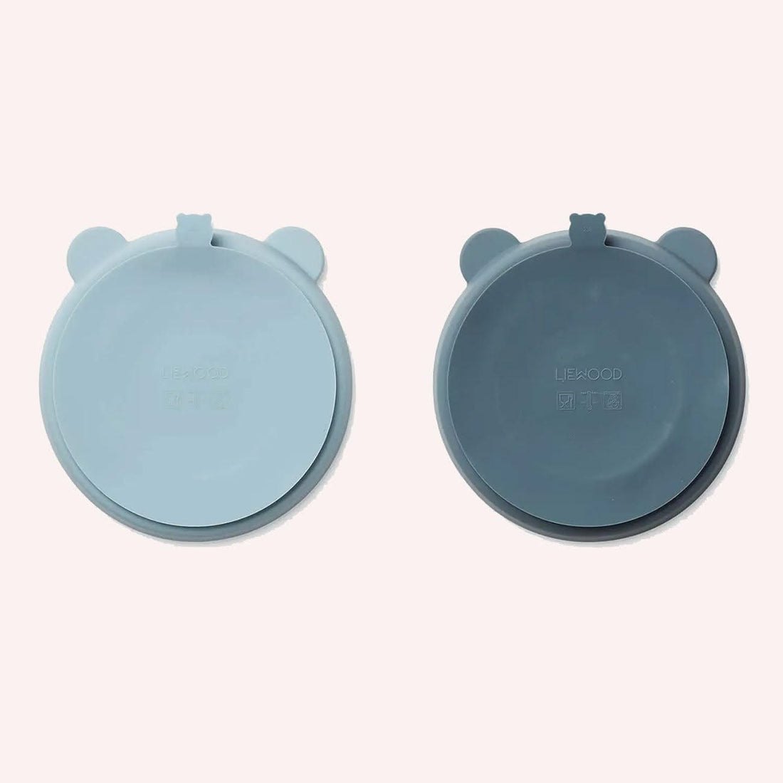 Stacy Divider Suction Plate 2-pack - Blue Mix
