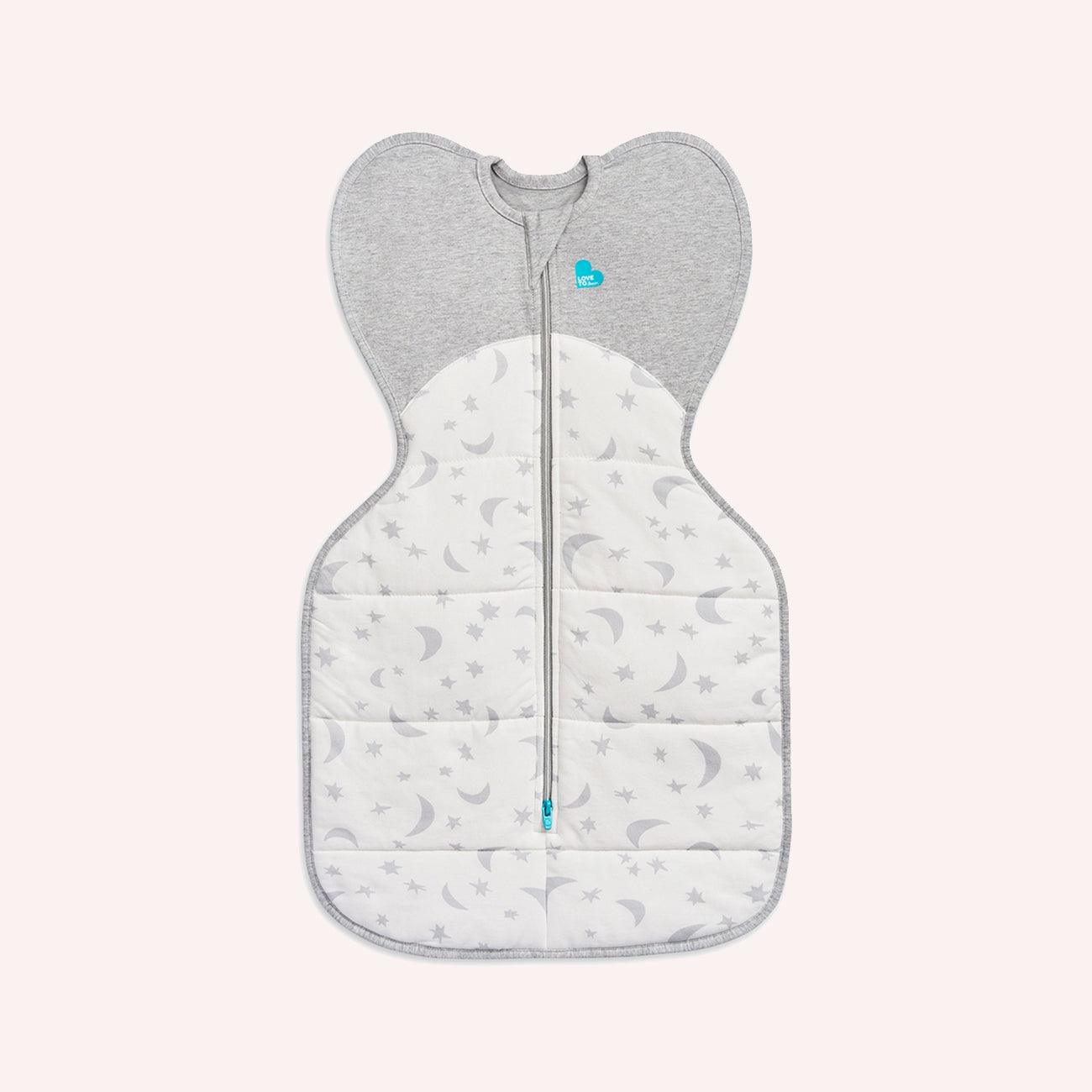 Stage 1 Swaddle Up - 3.5 TOG - White - Moonlight