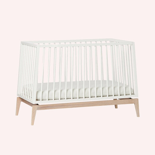 Luna Baby Cot - White 120cm