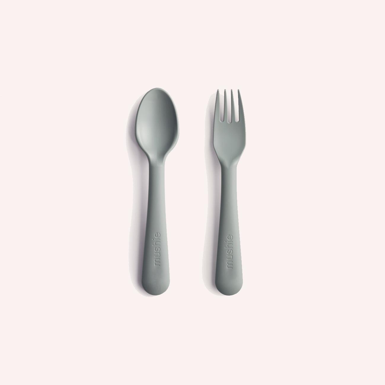 Fork & Spoon Set - Sage