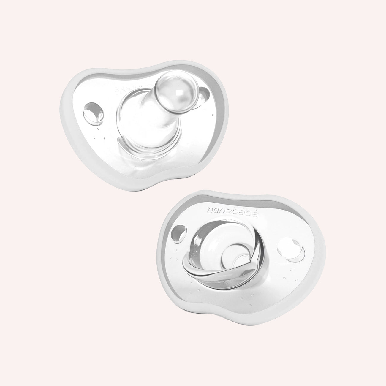 Flexy Pacifier Twin Pack - White