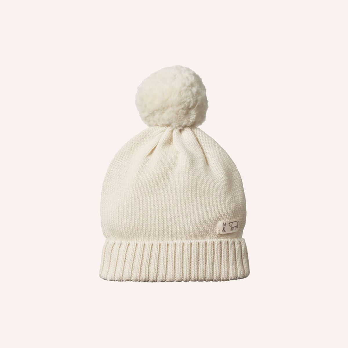 Alpine Pom Pom Beanie - Natural