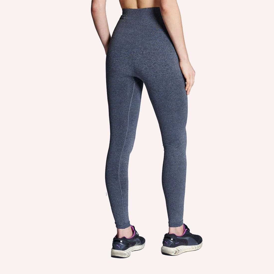 Patented Michelle Coretech Injury Recovery and Postpartum Compression Leggings - Grey Marle