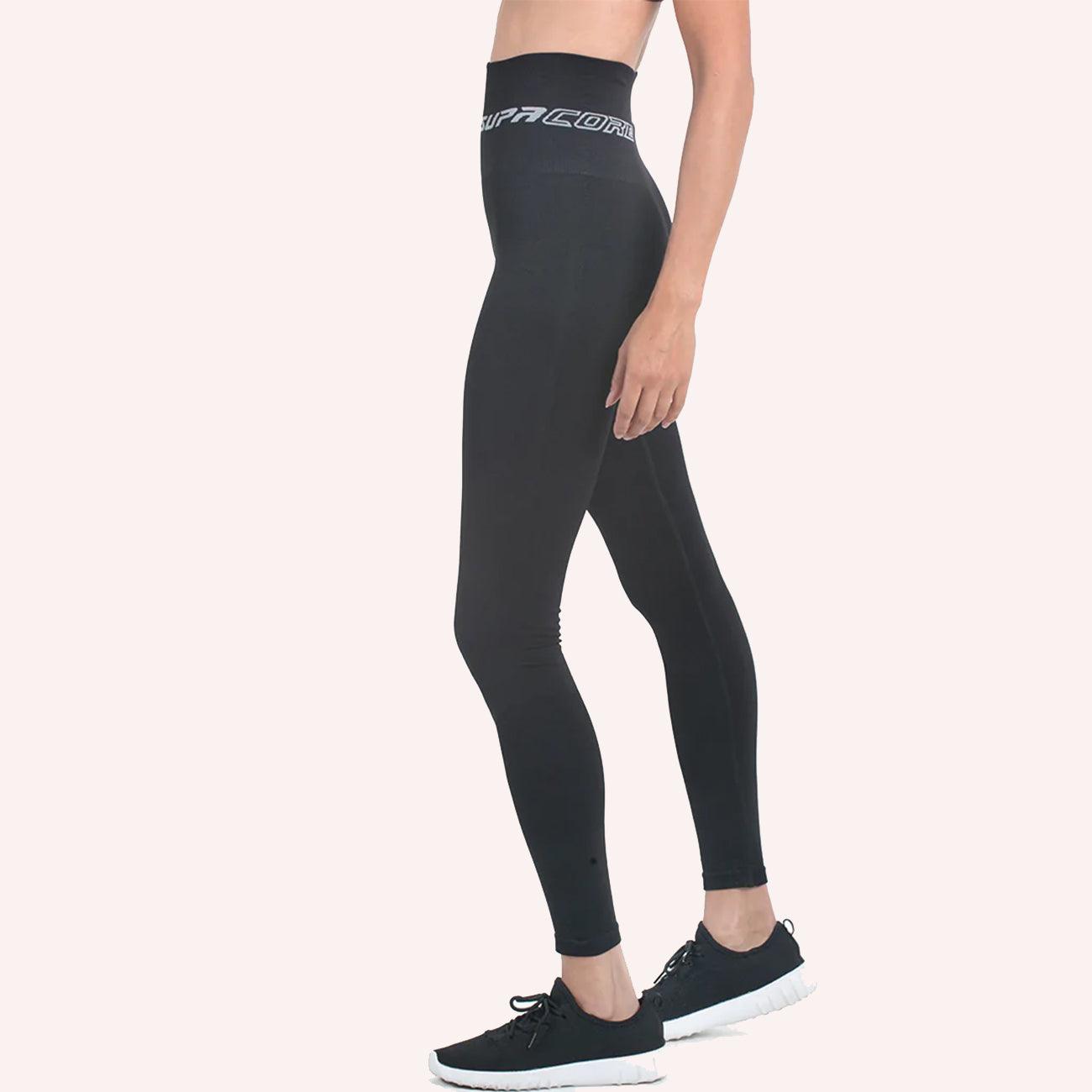 Patented Olivia Coretech Injury Recovery and Postpartum Compression Leggings - Black