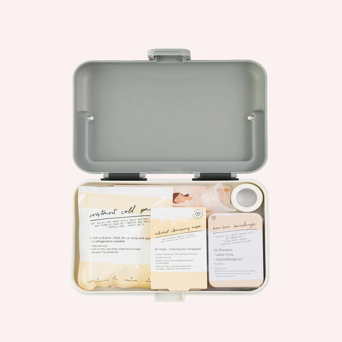 On The Go Travel First Aid Kit - Grey