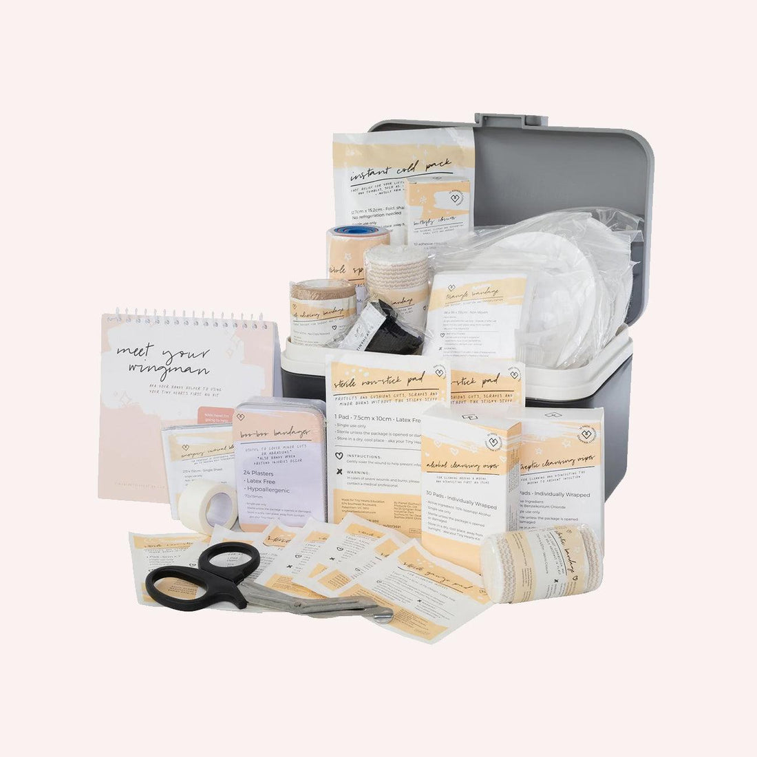 On The Go Travel First Aid Kit - Grey