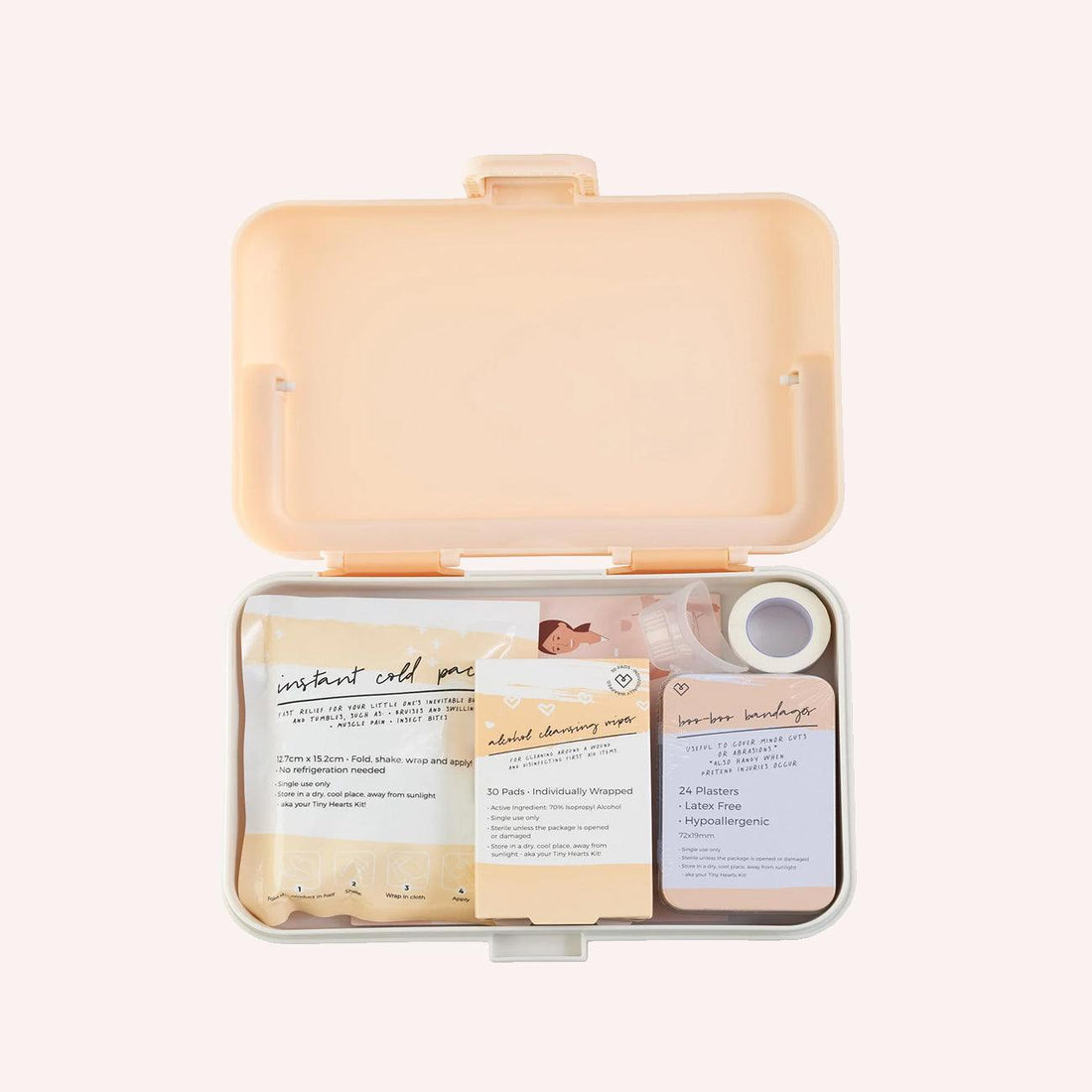 On The Go Travel First Aid Kit - Peach